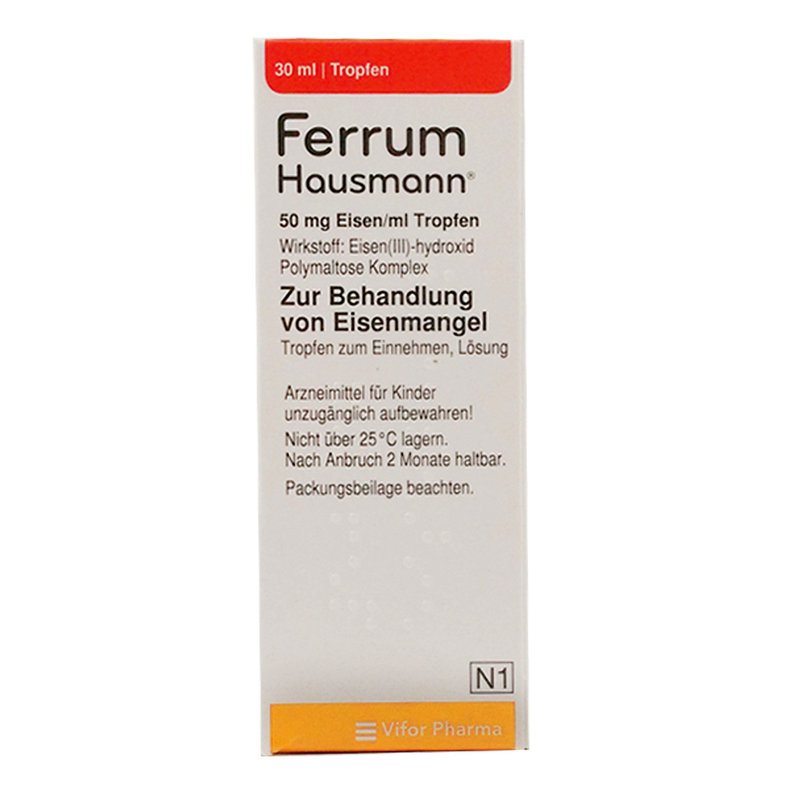 德国 (Ferrum Hausmann)婴幼儿宝宝补铁剂 30ml