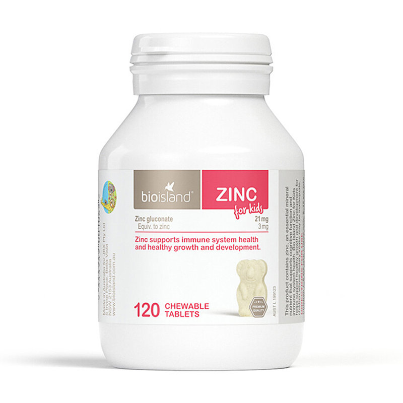 【保税进口】澳洲 佰澳朗德（bio island）儿童锌片 120粒