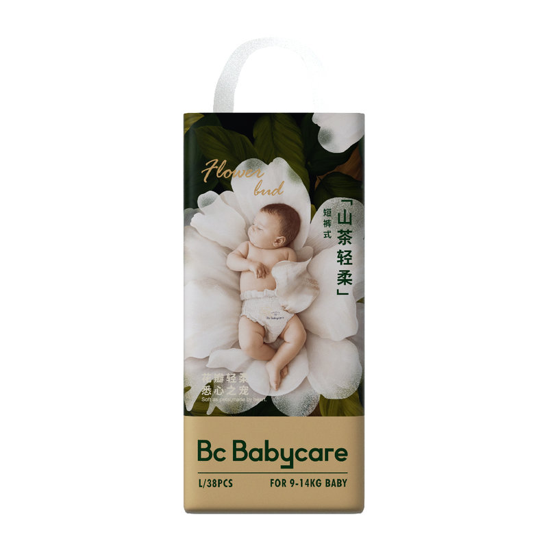 babycare 山茶轻柔婴儿拉拉裤 L38（9-14kg) 新旧包装随机发