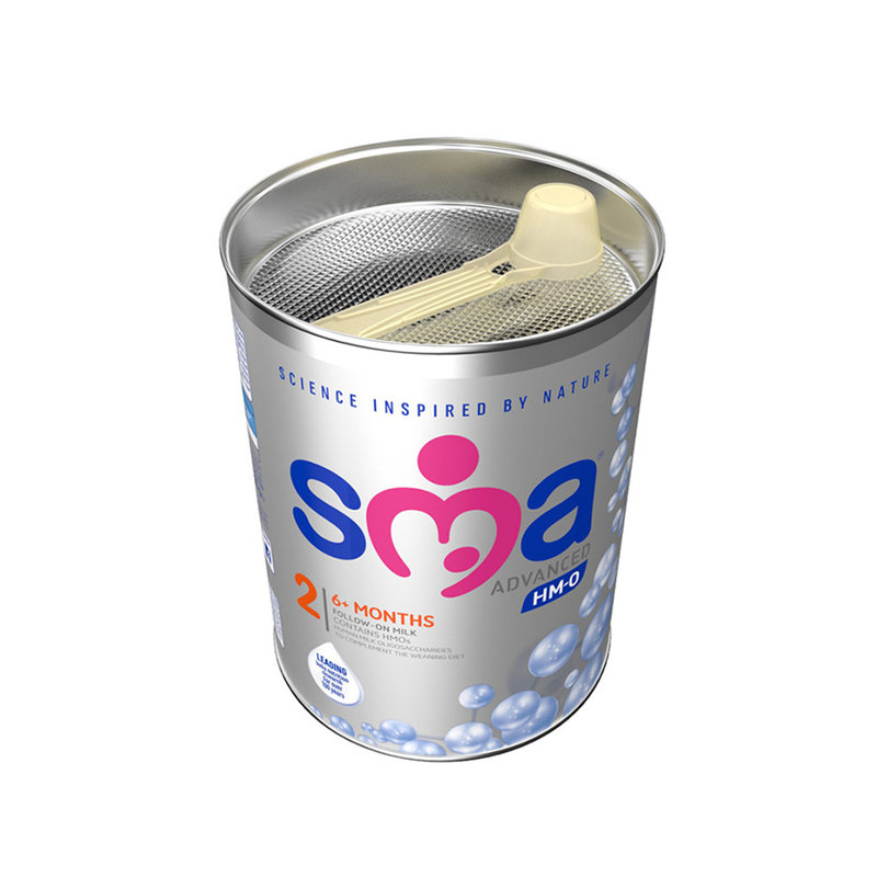 保税区英国 惠氏（Wyeth）sma铂金版配方奶粉2段800g 适合6-12个月（新旧包装随机发货）