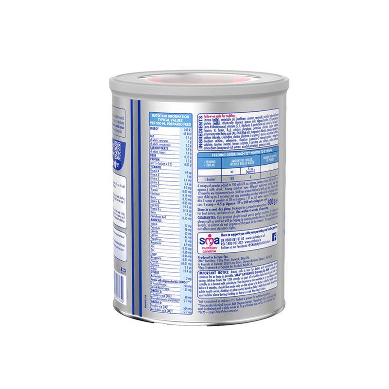 保税区英国 惠氏（Wyeth）sma铂金版配方奶粉2段800g 适合6-12个月（新旧包装随机发货）