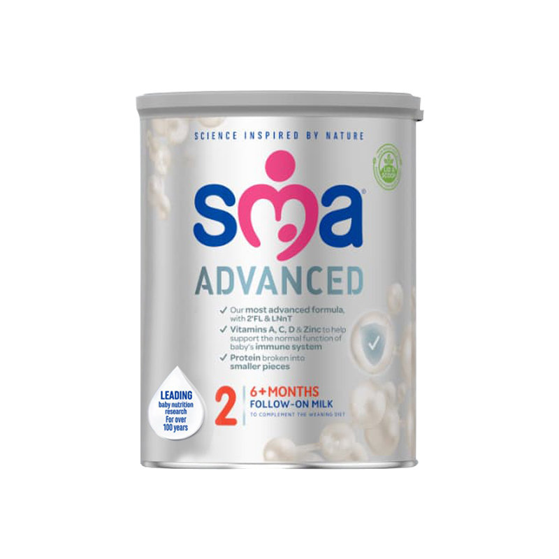 保税区英国 惠氏（Wyeth）sma铂金版配方奶粉2段800g 适合6-12个月（新旧包装随机发货）