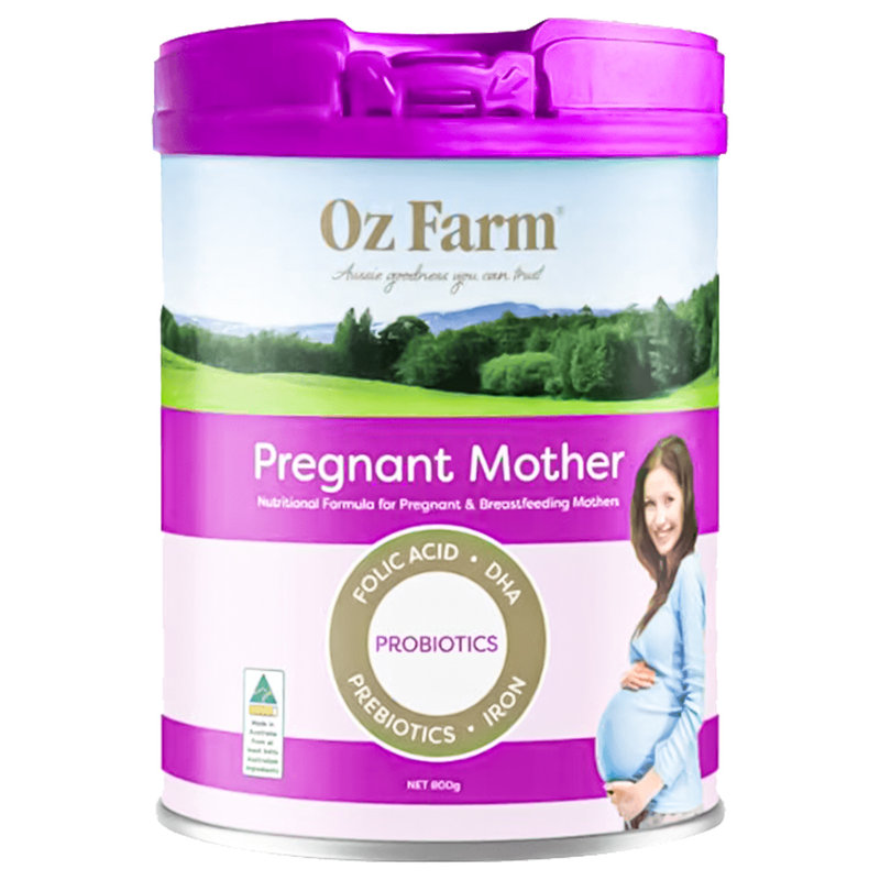 保税区澳洲 澳美滋（Oz Farm）孕妇哺乳期营养奶粉含叶酸 800G（新旧包装随机发货）