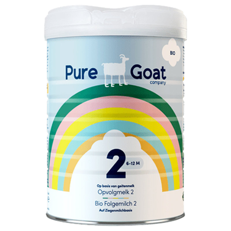 保税区荷兰（Pure Goat）婴幼儿有机羊奶粉2段 800g 6个月以上