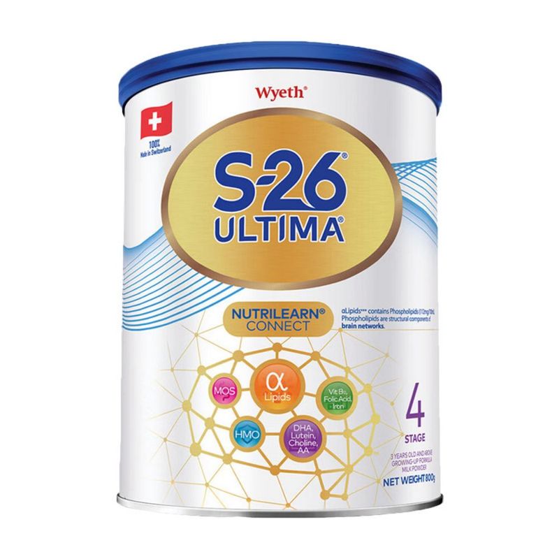 保税区港版 惠氏（Wyeth）铂臻ultima婴幼儿奶粉 4段 800g 适合3-6周岁