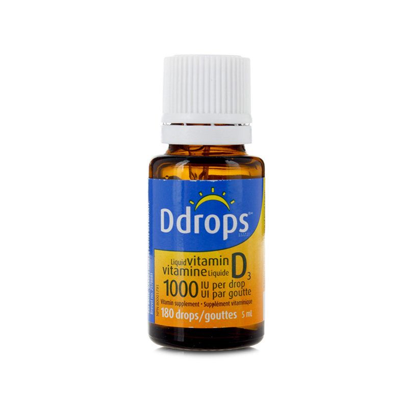 加拿大 滴卓思(Ddrops) 成人维生素D3滴剂1000iu 5ml