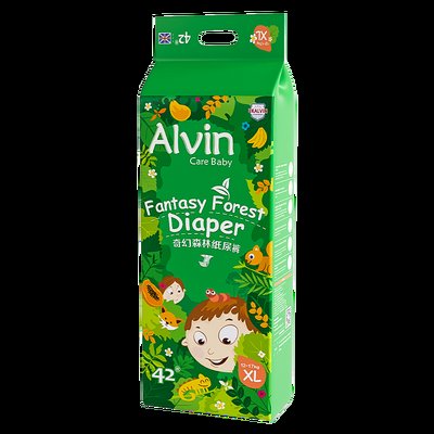 艾薇儿(Alvin)奇幻森林纸尿裤 XL42片 (12-17kg)