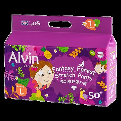 艾薇儿(Alvin)奇幻森林弹力裤 L50片 (9-14kg)