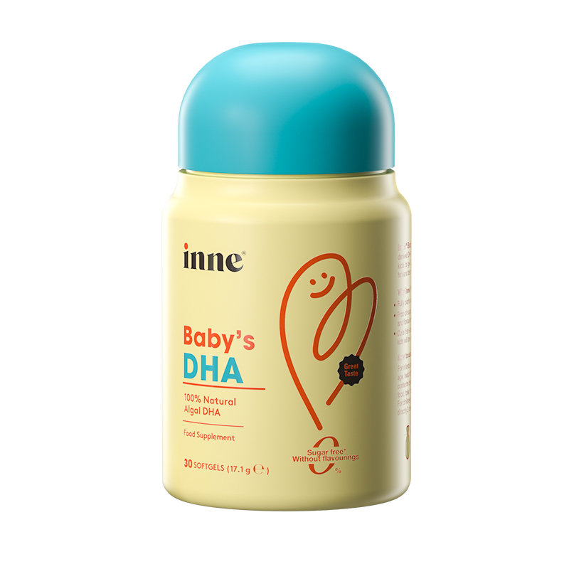 保税区德国 INNE 宝宝DHA  58%高纯度 大脑发育 30粒/瓶