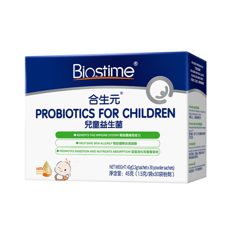 保税区港版 合生元（BIOSTIME）儿童益生菌冲剂 1.5g/袋x30袋