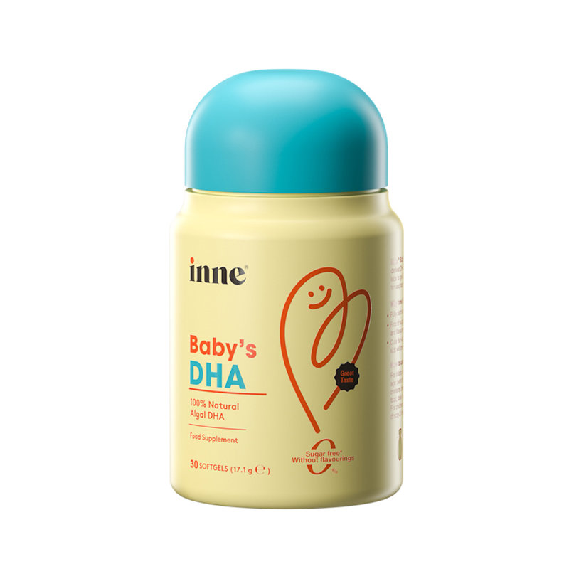 保税区德国 INNE 宝宝DHA  58%高纯度 大脑发育 30粒/瓶