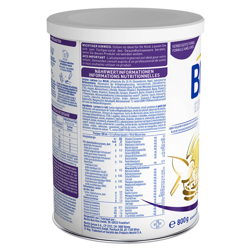德国 雀巢(Nestle)BEBA EXPERT适度水解奶粉 1段 800g 适合0-6个月(新版)