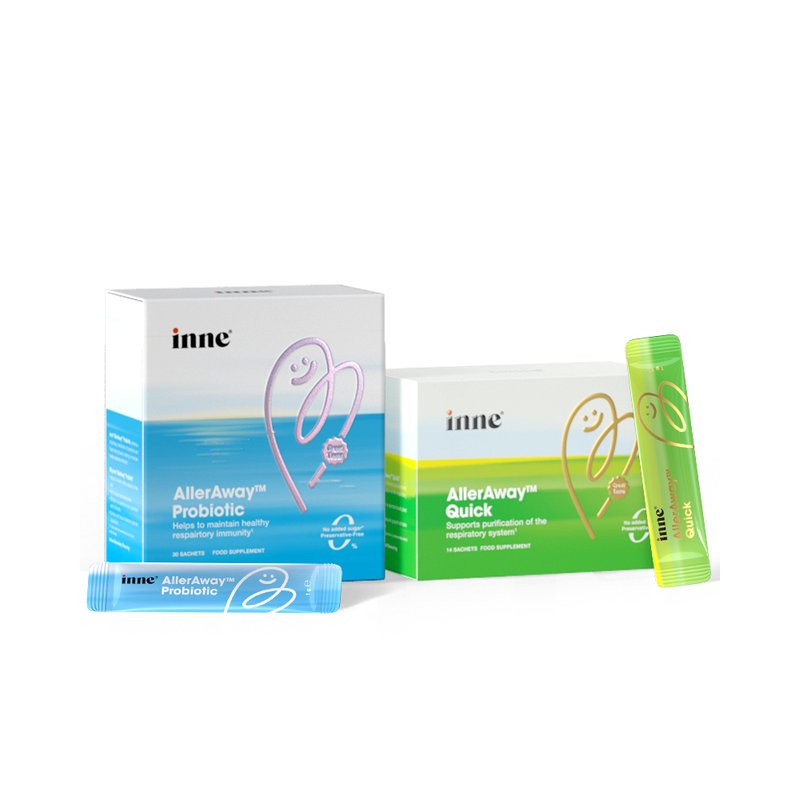 保税区德国 INNE 畅畅舒 舒鼻益生菌修复包30条+速效包14条组合装
