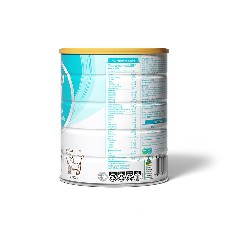 保税区【买赠】 澳洲 颖睿(oli6) 婴儿配方羊奶粉2段 800g 适合6-12月 赠品签收后且无售后的次月发出