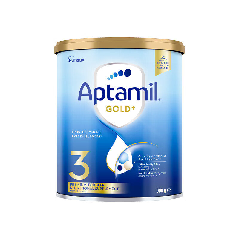 【直邮】澳洲 爱他美(Aptamil)金装婴幼儿奶粉 3段 900g 适用1岁以上