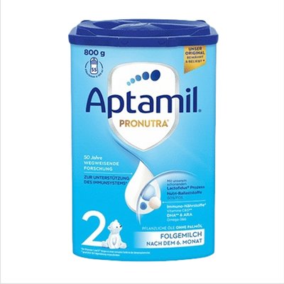 【直邮】德国 爱他美(Aptamil)婴儿配方奶粉易乐罐蓝罐 800g 2段 新旧版随机发