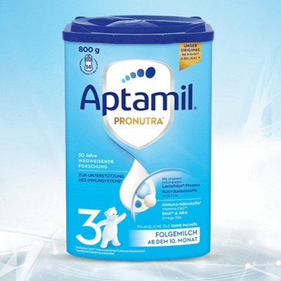 【直邮】德国 爱他美(Aptamil)婴儿配方奶粉易乐罐蓝罐 800g 3段 新旧版随机发