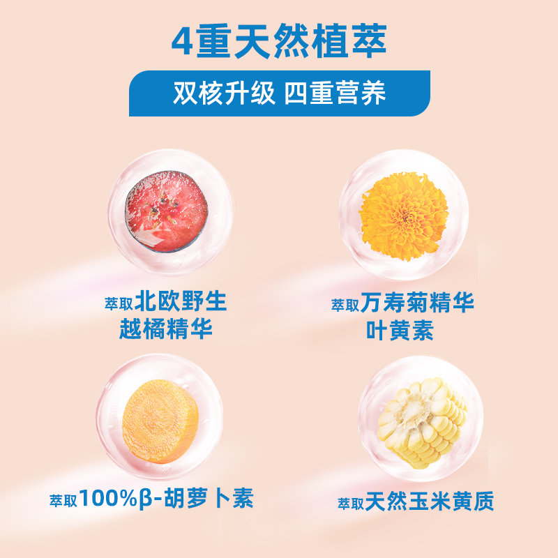 加拿大 滴卓思(Ddrops)儿童无糖型护眼软糖50粒/罐