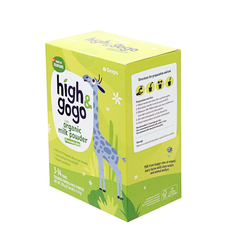 丹麦 丹普斯(Denps)High GoGo有机儿童成长调制乳粉‌ 17g*15条