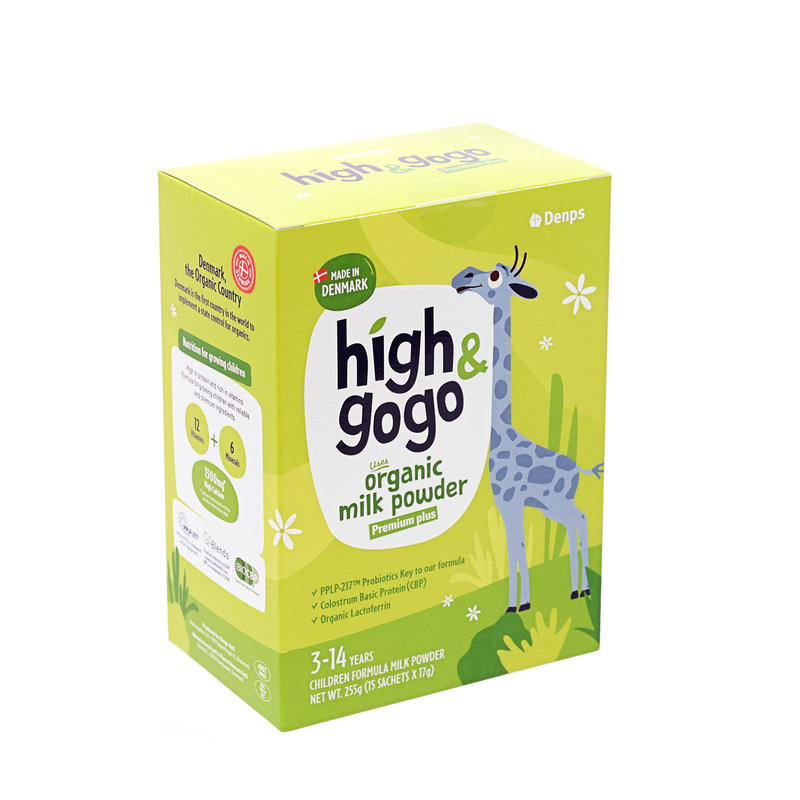 丹麦 丹普斯(Denps)High GoGo有机儿童成长调制乳粉‌ 17g*15条