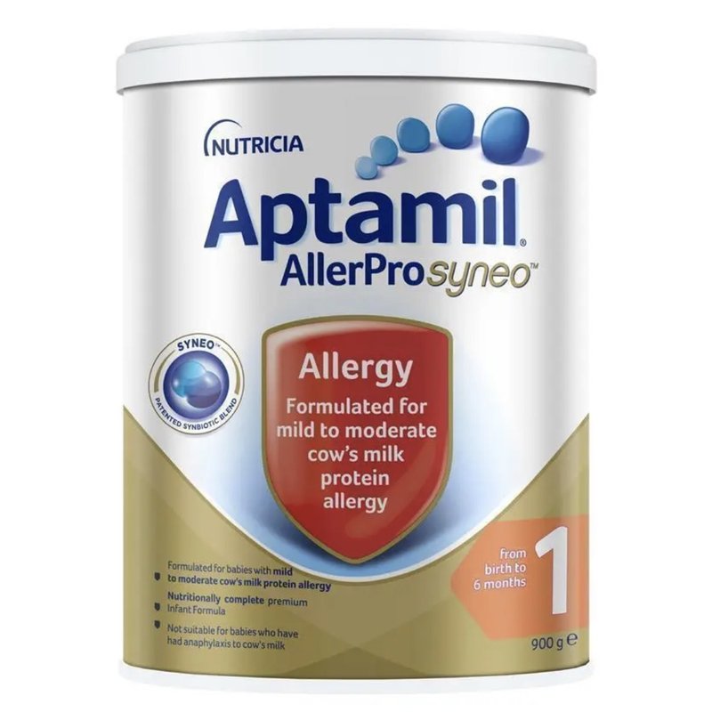 【直邮】澳洲 爱他美(Aptamil) Allerpro深度水解奶粉1段 900g 适合0-6个月