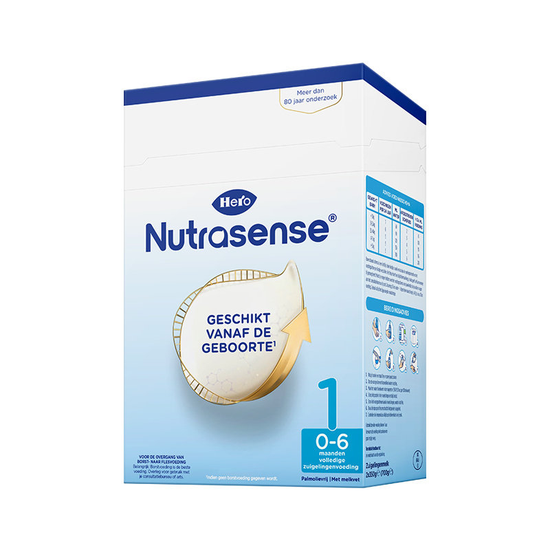 保税区【超值满赠】荷兰 Hero Baby 经典纸盒婴幼儿配方奶粉1段 700g（适合0-6个月）