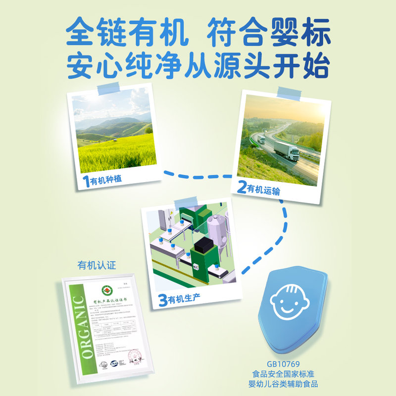 贝拉米（Bellamy′s）有机婴幼儿大米粉 原味 尝鲜装 45g