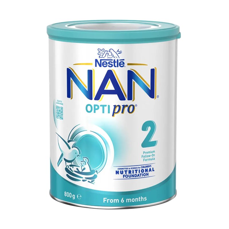 保税区澳洲 雀巢（Nestle）NAN OPTIPRO 瑞铂能恩婴幼儿小分子蛋白配方奶粉2段 800g（新版hmo）