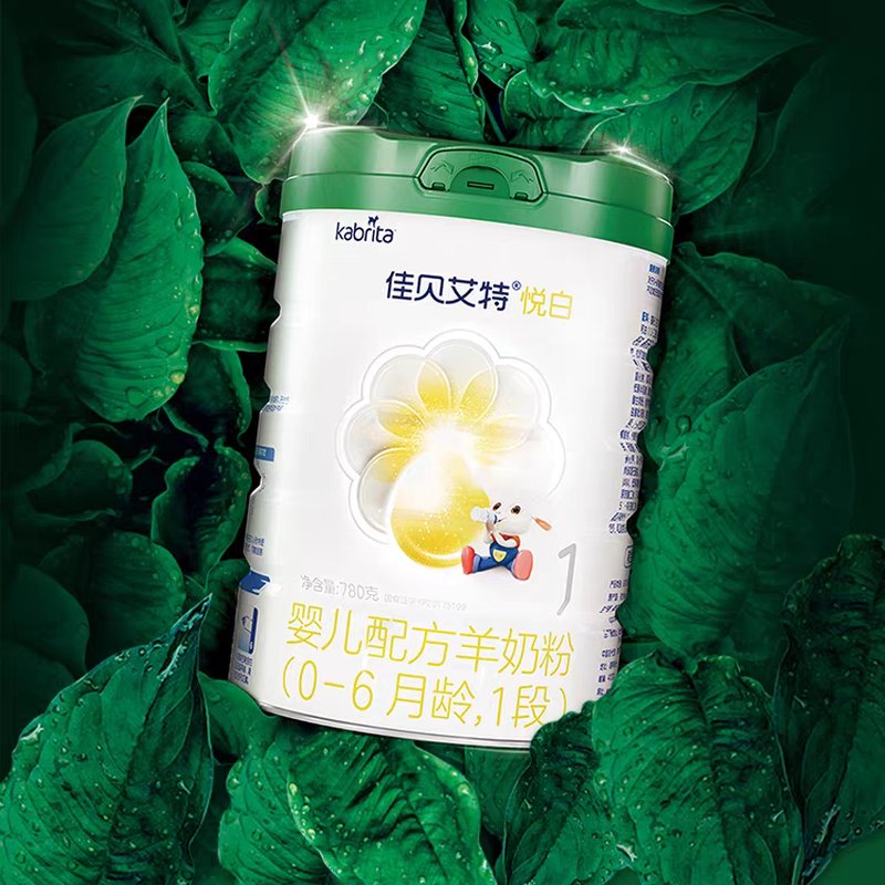荷兰 佳贝艾特 悦白有机版幼儿配方羊奶粉 1段 780g 适合0-6个月*不支持异地积分