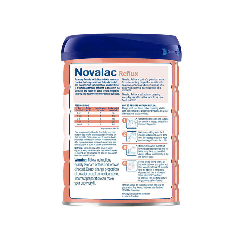澳洲 宝怡乐(Novalac)Reflux抗反流配方奶粉 800g(0-12月)