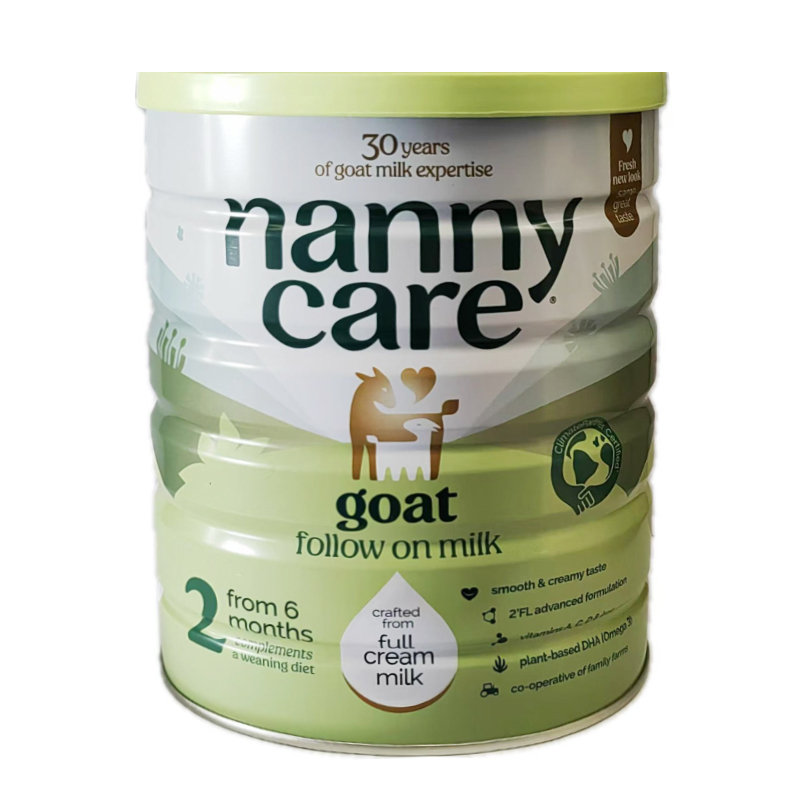英国 纳尼凯尔(Nannycare)婴幼儿羊奶粉2段 800g 适合6-12个月(新旧包装随机发货)