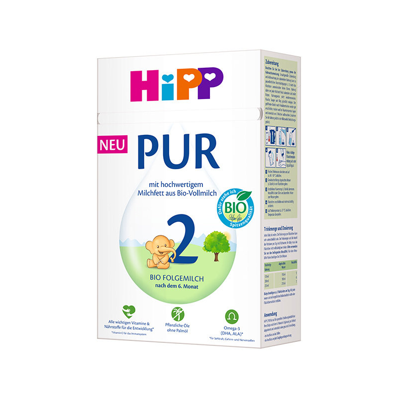 德国 喜宝(HiPP)有机至纯版奶粉2段 500g