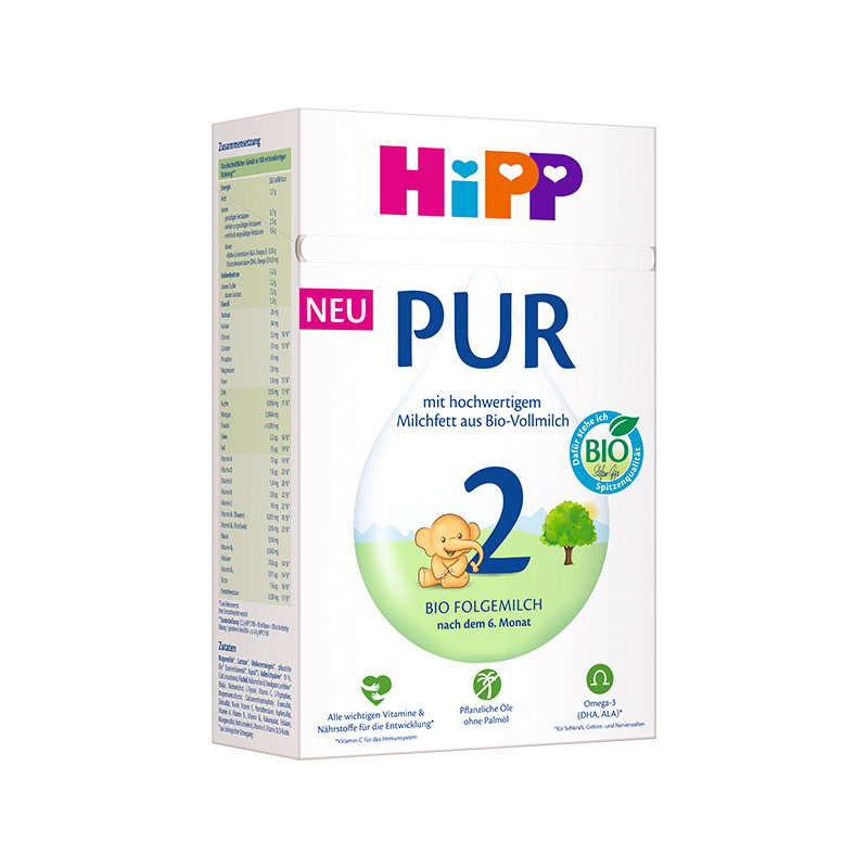 德国 喜宝(HiPP)有机至纯版奶粉2段 500g