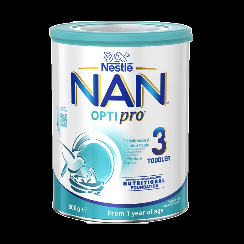 澳洲 雀巢(Nestle)NAN OPTIPRO 瑞铂能恩婴幼儿小分子蛋白配方奶粉3段 800g(新版)