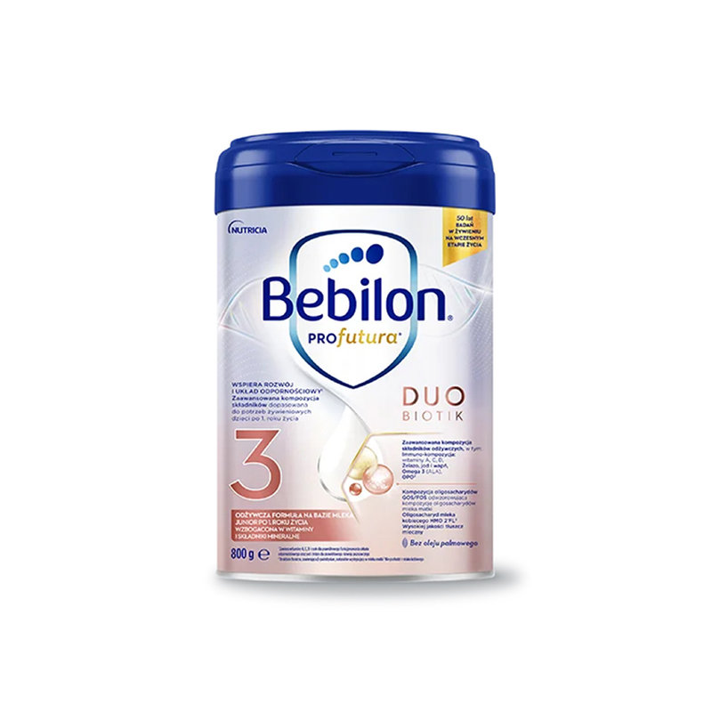 波兰 牛栏(Bebilon)婴儿配方奶粉3段白金版800g 适合12-24个月(新旧包装随机发货)