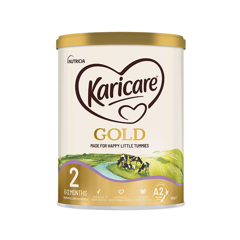 澳洲 可瑞康(Karicare) 金装A2蛋白婴儿配方奶粉 2段 900g 适合6至12月(新老包装随机发)
